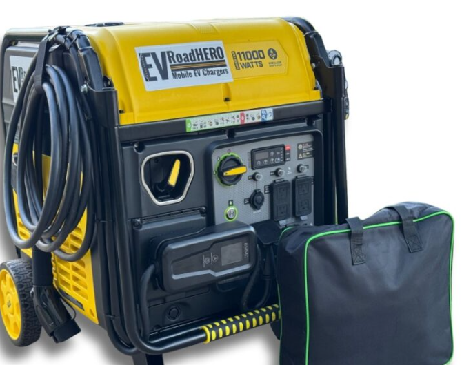 EVroadHERO portable EV rescue charger unit - professional mobile charging equipment
